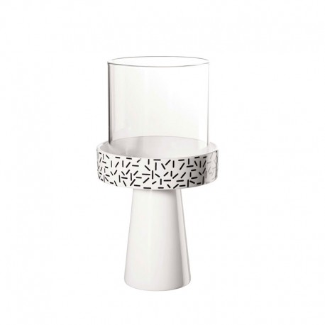 TeaLight Holder Strokes ø11,8cm White/Black - New Memphis White And Black - Asa Selection ASA SELECTION ASA86123086