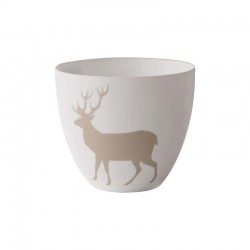 Linterna Ciervo Ø7,2cm - Xmas Blanco - Asa Selection ASA SELECTION ASA10104690
