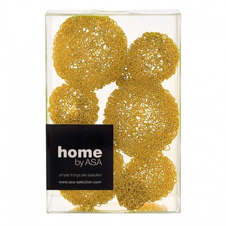 Juego de 9 Bolas Doradas - Deko Dorado - Asa Selection ASA SELECTION ASA112950
