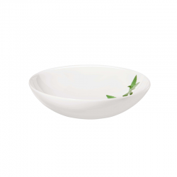 Prato de Sopa Ø21,5cm - Leaves Branco E Verde - Asa Selection ASA SELECTION ASA1928313