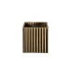 Planter with Grooves 10Cm - Quadro Gold - Asa Selection ASA SELECTION ASA46101425