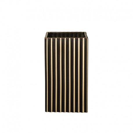 Florero 21Cm con Ranuras Dorado - Quadro - Asa Selection ASA SELECTION ASA46106425