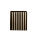 Planter with Grooves 15Cm - Quadro Gold - Asa Selection ASA SELECTION ASA46126425