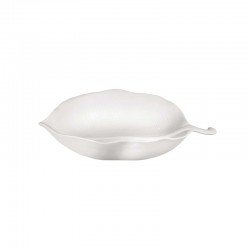 Taça Folha 21,5Cm - Leafs Branco - Asa Selection ASA SELECTION ASA71030091
