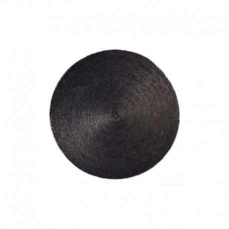 Mantel Individual Redondo Negro - Makaua - Asa Selection ASA SELECTION ASA79001058