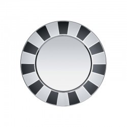 Prato Marcador - Circus Preto E Branco - Alessi