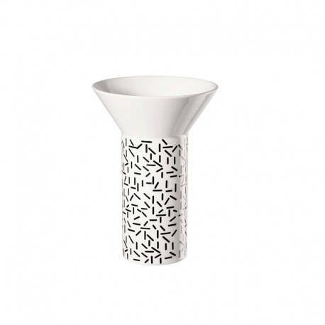 Vase Strokes ø10,6cm - New Memphis White And Black - Asa Selection ASA SELECTION ASA86011086