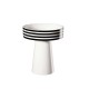 TeaLight Holder Stripes ø11,8cm - New Memphis White And Black - Asa Selection ASA SELECTION ASA86124086