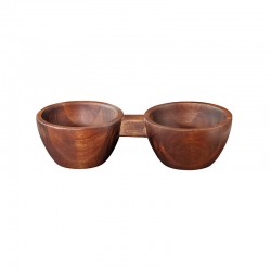 Double Snack Bowl - Wood Brown - Asa Selection ASA SELECTION ASA93912970