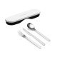 Talheres de Viagem com Caixa Branco - Store&Go Branco E Preto - Guzzini GUZZINI GZ17110111
