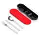 Talheres de Viagem com Caixa Vermelho - Store&Go - Guzzini GUZZINI GZ17110131