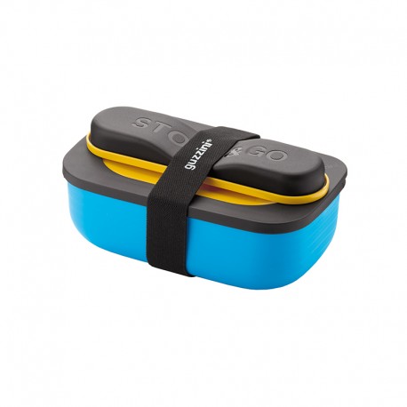 Juego Fiambrera con Cubiertos Amarillo - Store&Go Amarillo Y Azul - Guzzini GUZZINI GZ171102165