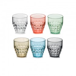 Set of 6 Low Tumblers - Tiffany - Guzzini