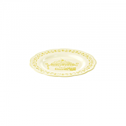 Prato de Sobremesa Amarelo Pó - Josephine - Guzzini