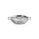 Shallow Casserole with Lid 24cm - Classic Steel - Le Creuset LE CREUSET LC96203924001000