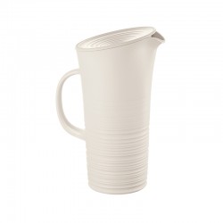 Pitcher with Lid White - Tierra - Guzzini
