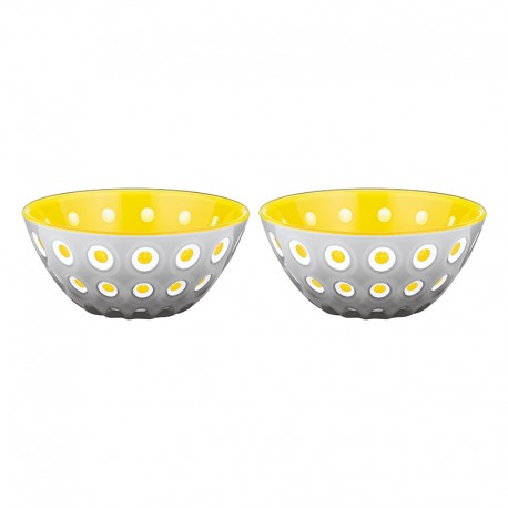 Conjunto de 2 Taças 12cm Cinza/Amarelo - Le Murrine Cinza E Amarelo - Guzzini GUZZINI GZ279412141