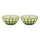 Conjunto de 2 Taças 12cm Areia/Branco/Verde - Le Murrine Areia, Branco E Verde - Guzzini GUZZINI GZ279412159