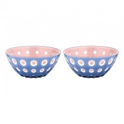Conjunto de 2 Taças 12cm Rosa/Branco/Azul - Le Murrine Rosa, Branco E Azul - Guzzini GUZZINI GZ279412160