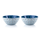 Conjunto de 2 Taças Ø12cm Azul Claro, Branco e Azul - Le Murrine - Guzzini GUZZINI GZ27941226
