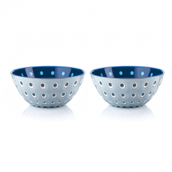 Conjunto de 2 Taças Ø12cm Azul Claro, Branco e Azul - Le Murrine - Guzzini GUZZINI GZ27941226