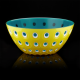 Bowl Ø20cm Yellow, White and Aquamarine - Le Murrine - Guzzini GUZZINI GZ279420225