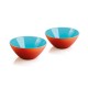 Set of 2 S Bowls Coral/Sea - My Fusion Coral And Sea - Guzzini GUZZINI GZ281412144