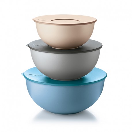 Set of 3 Containers with Lids Ø28cm - EveryWhere Assorted - Guzzini GUZZINI GZ29260152