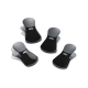 Set of 4 Closure Clips - Perto Black - Gefu GEFU GF12815