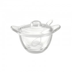 Parmesan Server/Preserve Jar/Sugar Bowl Clear - Gocce - Guzzini