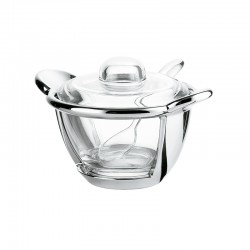 Parmesan Server/Sugar Bowl - Look Chrome - Guzzini