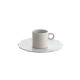 Juego 4 Platitos de Taza ø16cm - Dressed en Plein Air Blanco - Alessi ALESSI ALESMW72/77W