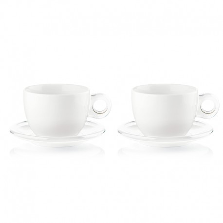 Set of 2 Breakfast Cups Clear - Gocce - Guzzini GUZZINI GZ27750000