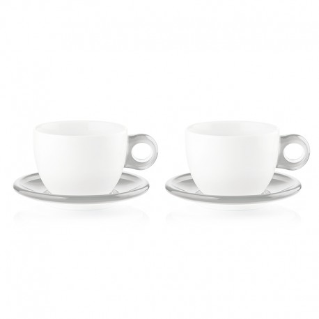 Set of 2 Breakfast Cups Grey - Gocce - Guzzini GUZZINI GZ27750092