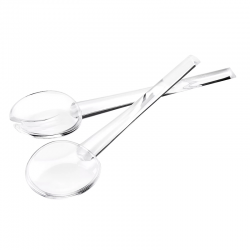 Salad Servers 28cm Clear - Happy Hour Dark Grey - Guzzini GUZZINI GZ08070100