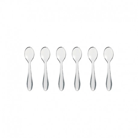 Juego de 6 Cucharillas 12cm Transparente - Gocce - Guzzini GUZZINI GZ21730000