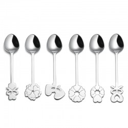 Set of 6 Teaspoons - Love Silver - Guzzini GUZZINI GZ26841863
