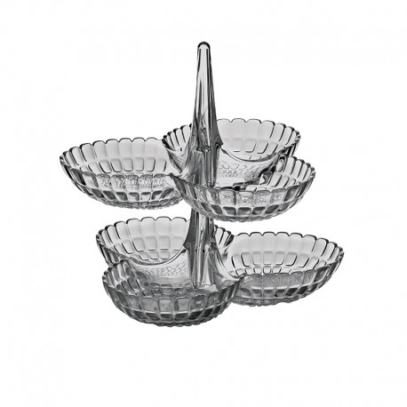 Set of 2 Hors D'Oeuvres Dishes Grey - Tiffany - Guzzini GUZZINI GZ19920192