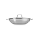 Wok 3 Camadas com Tampa de Vidro 30cm Inox - Le Creuset LE CREUSET LC96101130000000