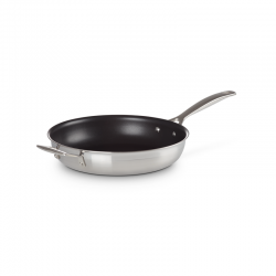Non-Stick Frying Pan with Helper Handle 28cm - Classic Steel - Le Creuset LE CREUSET LC96200328001000