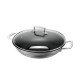 Wok Anti-Aderente com Tampa de Vidro - Triply Preto - Le Creuset LE CREUSET LC96201130001000