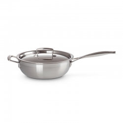 Sartén del Chef con Tapa 24cm Inox - Le Creuset LE CREUSET LC96201424001000