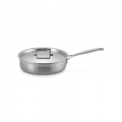 Sauté Frying Pan with Lid 24cm - Classic Steel - Le Creuset LE CREUSET LC96202124001000