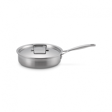 Sauté Frying Pan with Lid 24cm - Classic Steel - Le Creuset LE CREUSET LC96202124001000