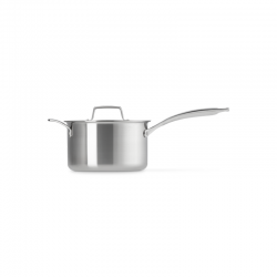 Saucepan with Lid 18cm 3-Ply - Essential Steel - Le Creuset