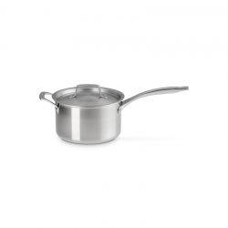 Saucepan with Lid 20cm 3-Ply - Essential Steel - Le Creuset