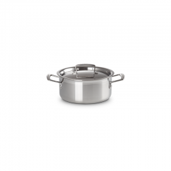 Caçarola Baixa com Tampa 20cm - Classic Inox - Le Creuset LE CREUSET LC96200720001000