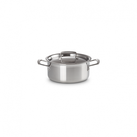 Caçarola Baixa com Tampa 20cm - Classic Inox - Le Creuset LE CREUSET LC96200720001000
