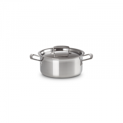 Casserole with Lid 24cm - Classic Steel - Le Creuset