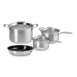 Set 4 Utensílios de Cozinha 3-Ply - Essential Inox - Le Creuset